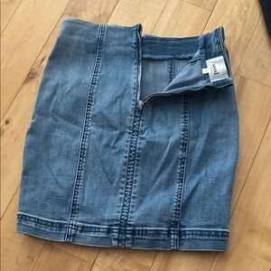 Denim Pencil Skirt by Divided Seed from Australia